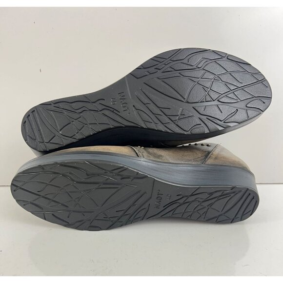 Naot Women's Embrace Oxford Shoes Size 40 US 9 Leather Gray Casual Studded - Picture 5 of 14